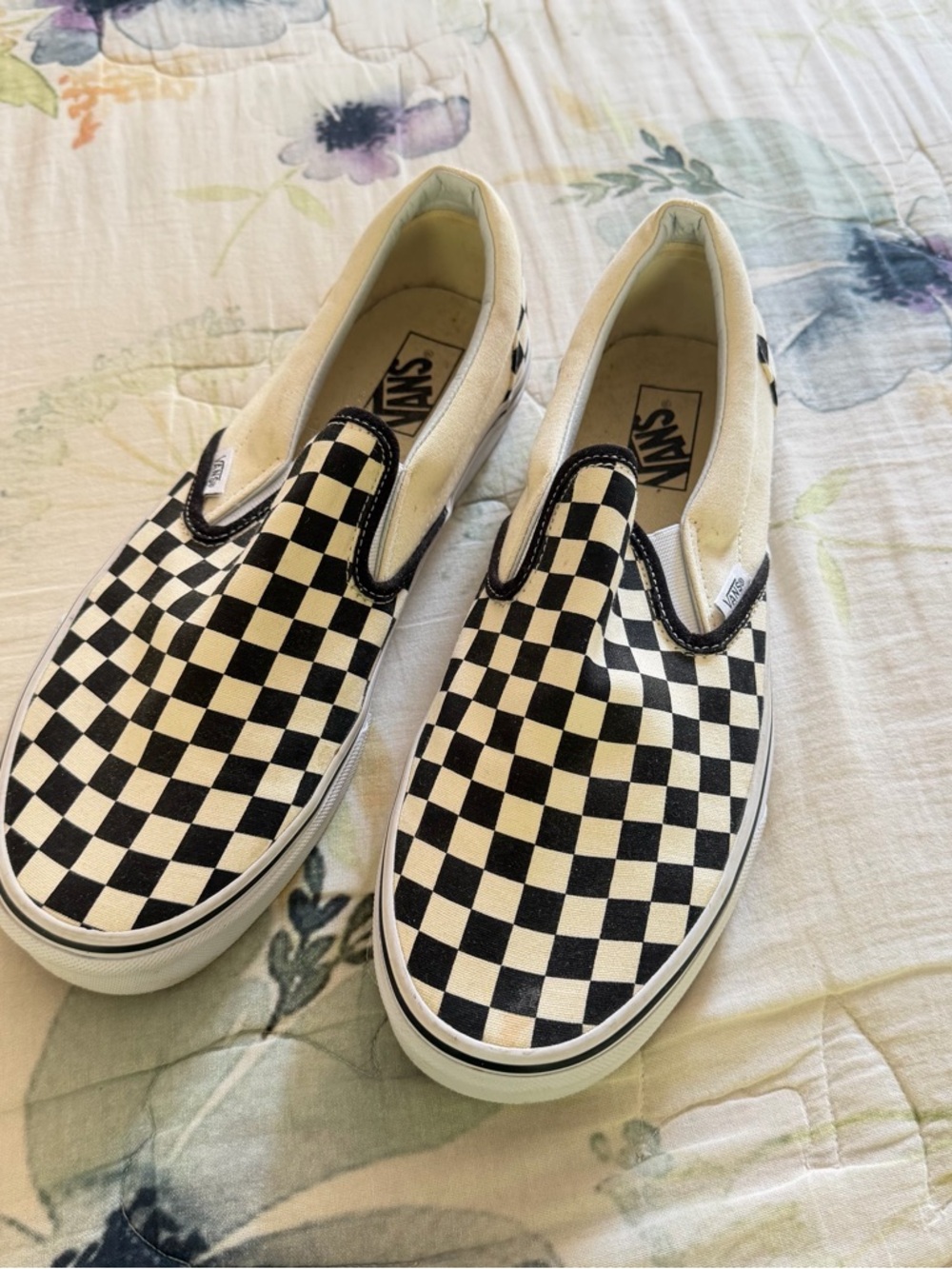 Black & White Checkered Vans